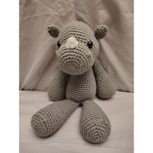 Crocheted Rhino